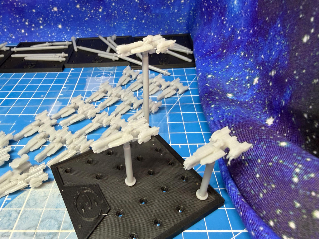 Halo Fleet Battles Proxy UNSC Core Upgrade set for games like Onepagerules Warfleets
