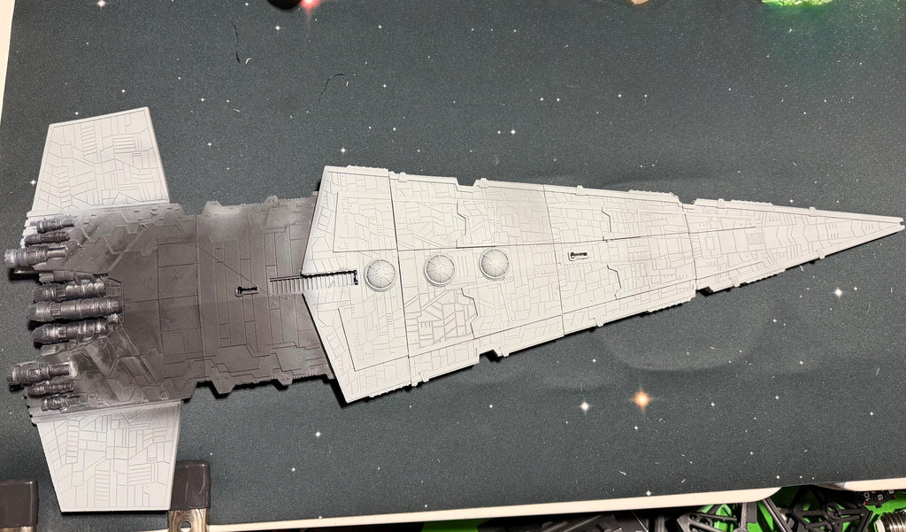 Imperial Vengeance Super Star Destroyer for Star wars armada scale miniatures games 644mm
