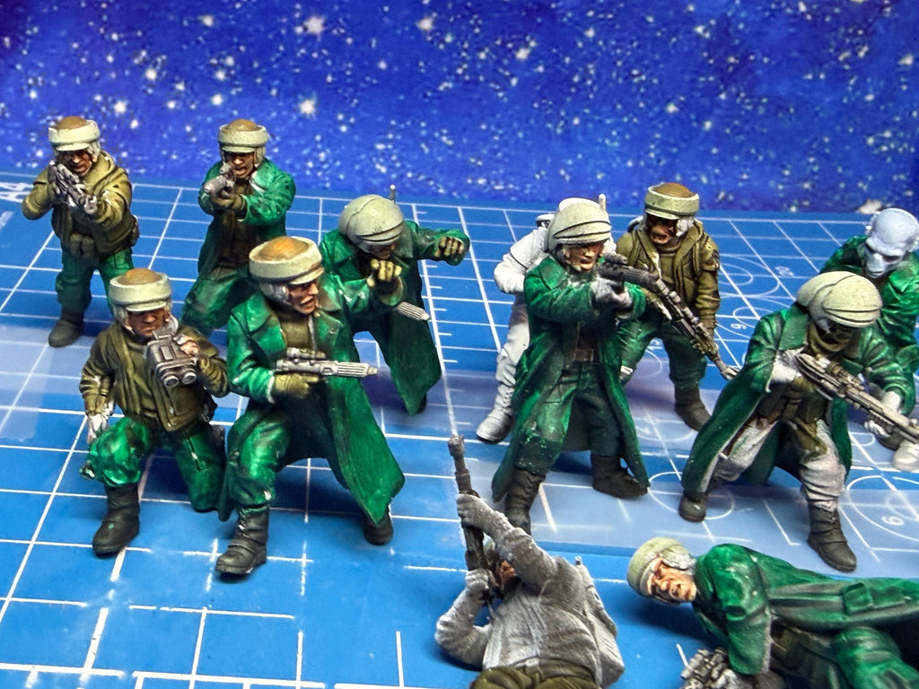 Rebel Insurgent Forest Infantry (14): 35mm Miniatures for Star Wars Legion