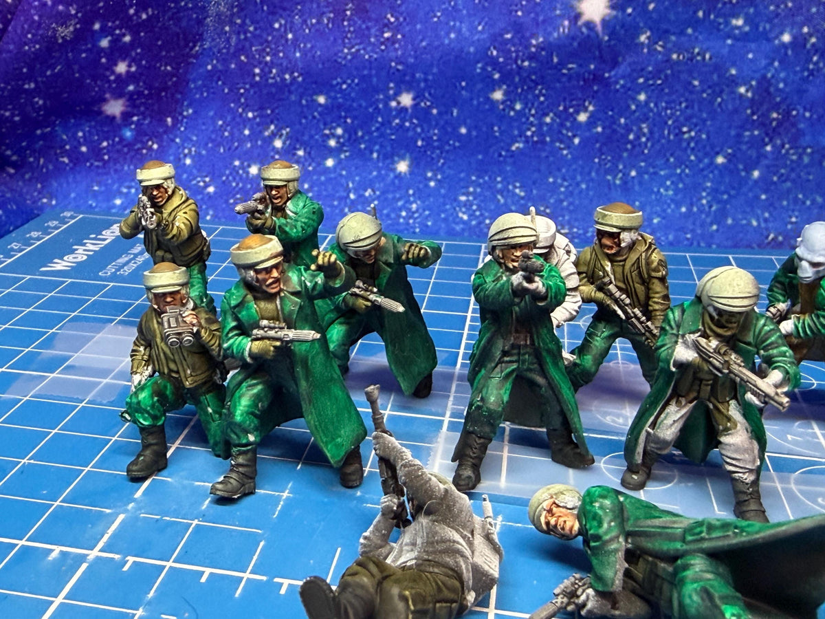 Rebel Insurgent Forest Infantry (14): 35mm Miniatures for Star Wars Legion