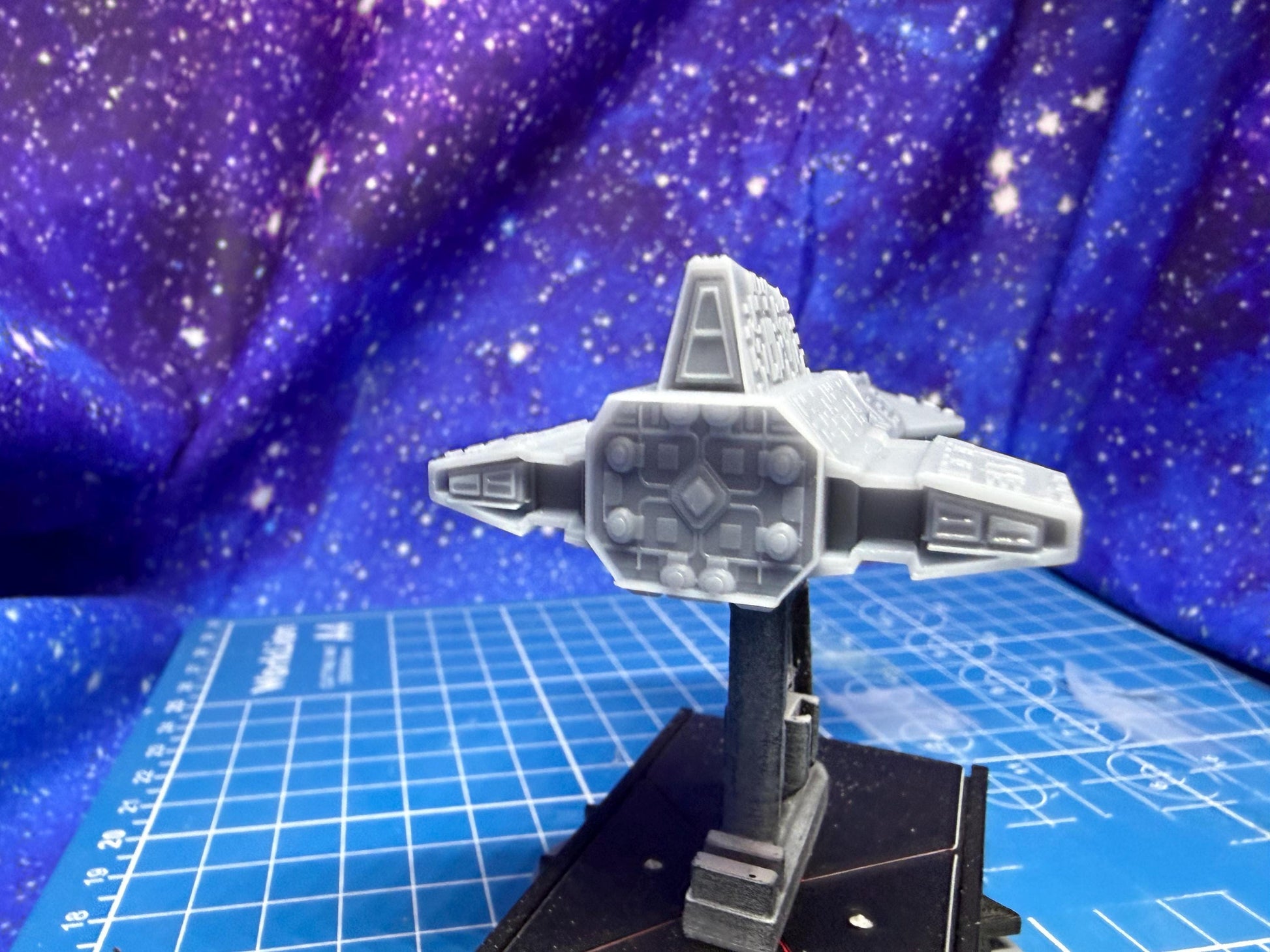 Ancient Atlantean destroyer for Armada Nexus scale games 90mm