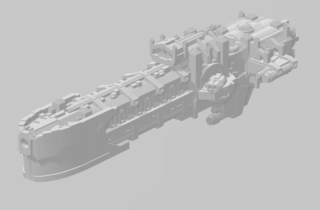 Gothic Sol pattern Frigate pack(4) for space games 53mm