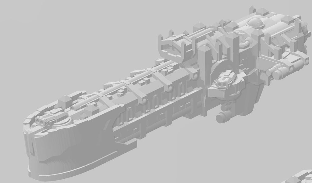 Gothic Sol pattern Frigate pack(4) for space games 53mm