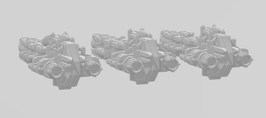 Gothic Sol pattern Destroyer pack(3) for space games 34mm