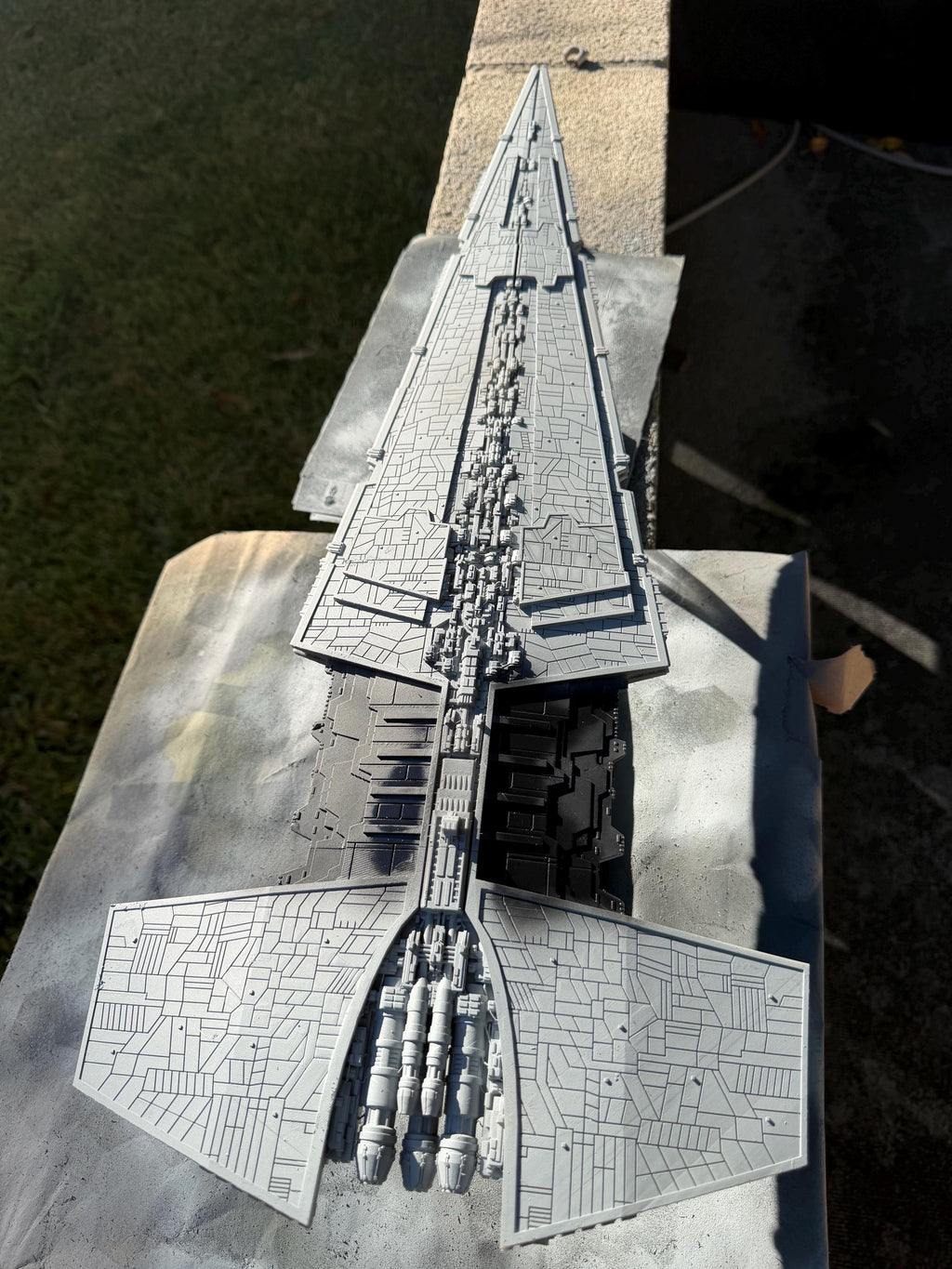 Imperial Vengeance Super Star Destroyer for Star wars armada scale miniatures games 644mm