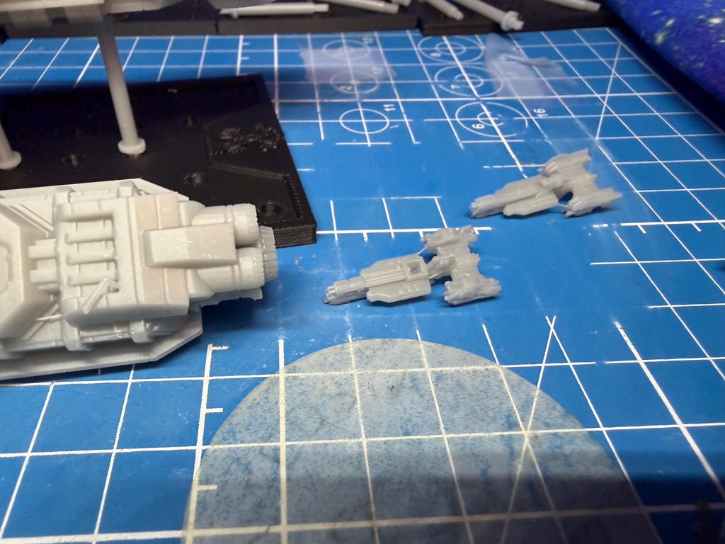 Halo Fleet Battles Proxy UNSC Large Upgrade set for epic scale space games