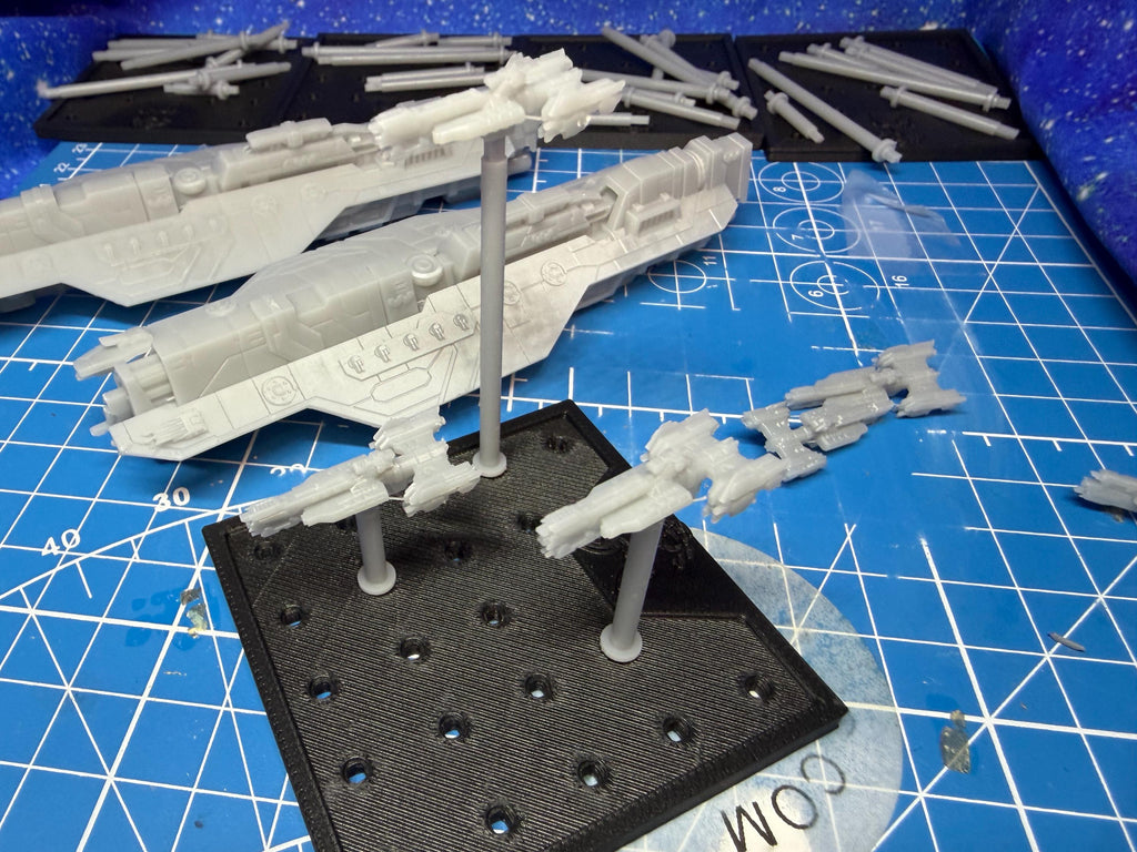 Halo Fleet Battles Proxy UNSC Large Upgrade set for epic scale space games