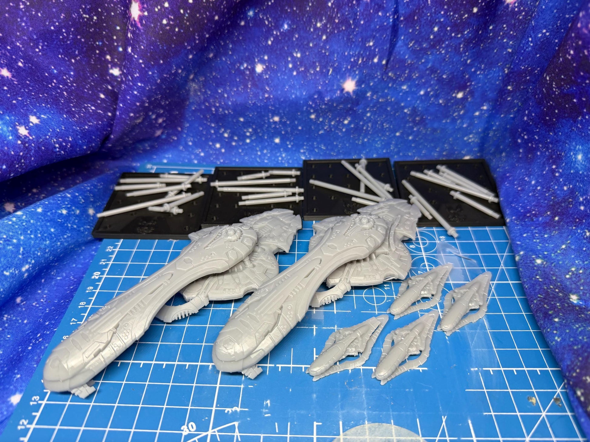 Halo Fleet Battles Proxy Covenant Large Upgrade set for games like Onepagerules Warfleets