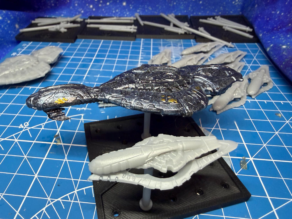 Halo Fleet Battles Proxy Covenant Core Upgrade set for games like Onepagerules Warfleets