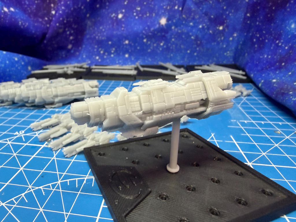 Halo Fleet Battles Proxy UNSC Core Upgrade set for games like Onepagerules Warfleets