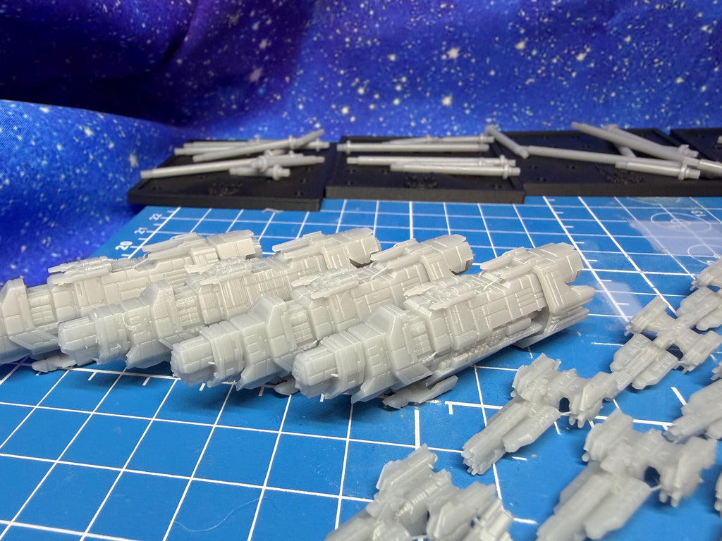 Halo Fleet Battles Proxy UNSC Core Upgrade set for games like Onepagerules Warfleets