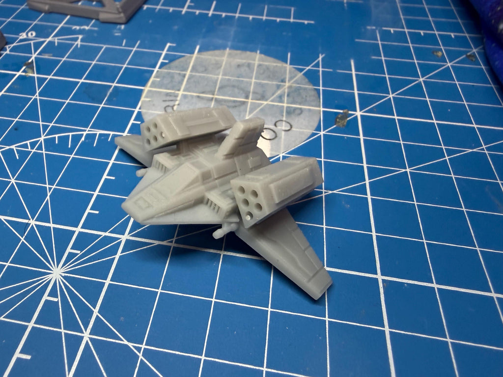 XW scale Imperial Missile Boat Starfighter for Star wars Xwing games 1/270