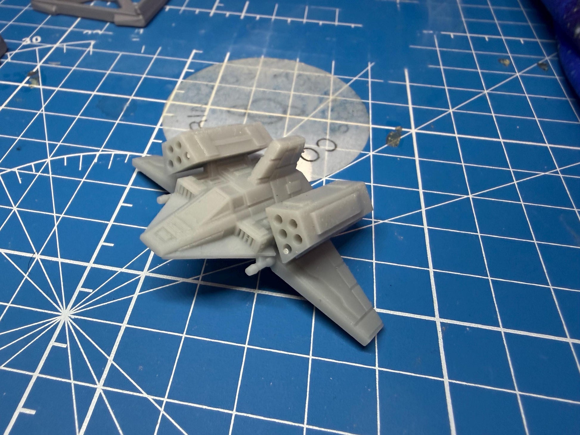 XW scale Imperial Missile Boat Starfighter for Star wars Xwing games 1/270