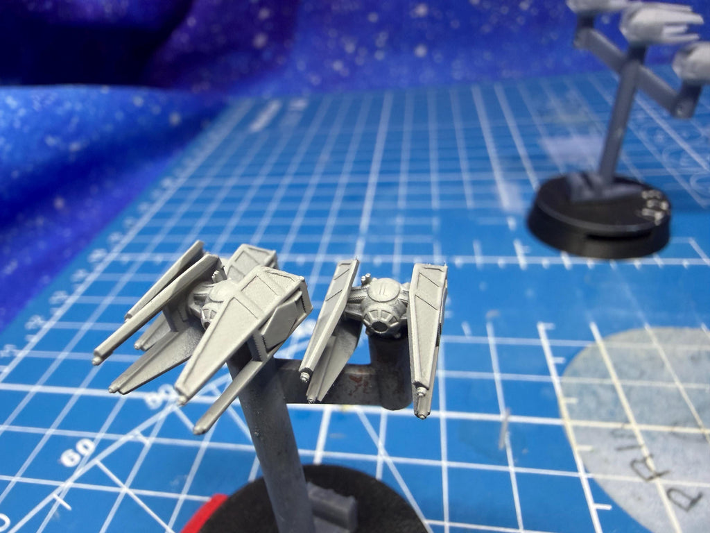 First Order Tie-Wi Whisper interceptor Fighter Squadron (6) for Star wars armada scale games