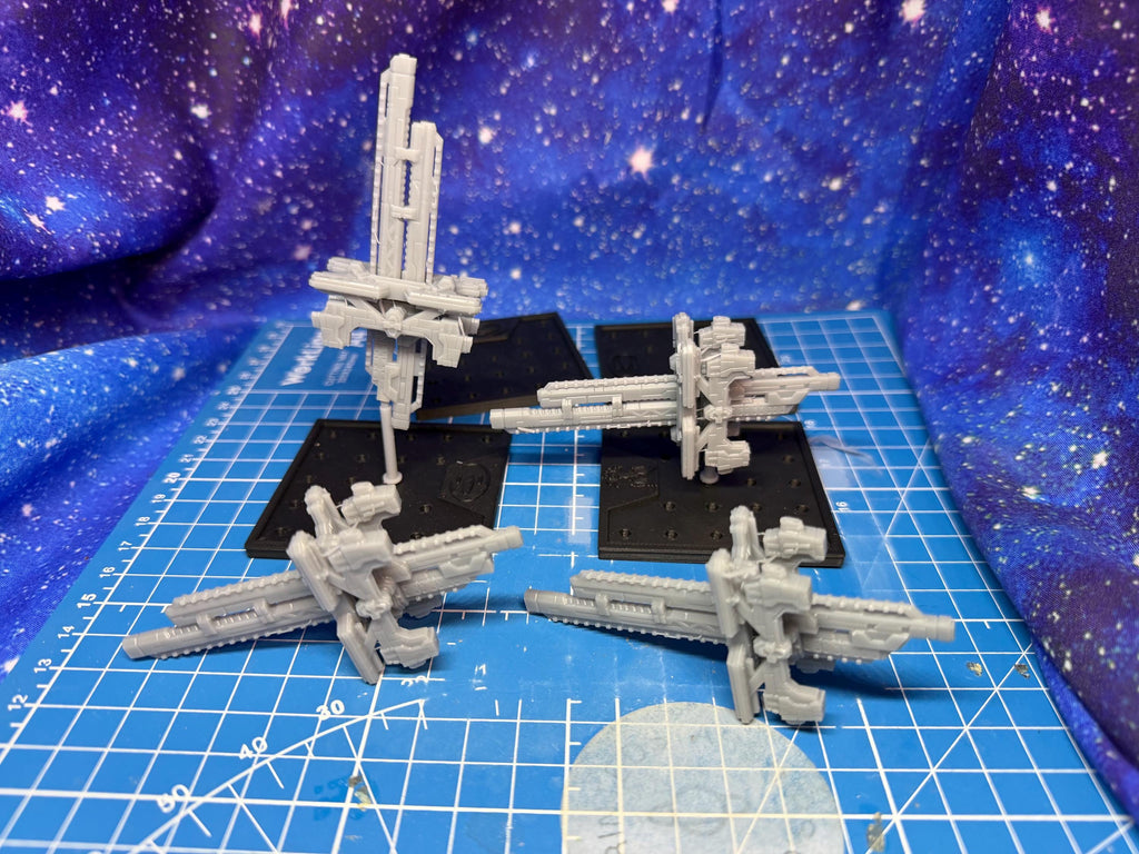 Halo Fleet Battles Proxy UNSC Erod Orbital Weapons Platform Upgrade set for epic scale space games