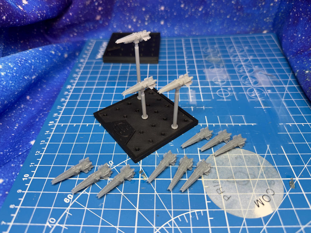 Halo Fleet Battles Proxy UNSC Halberd Upgrade set for epic scale space games