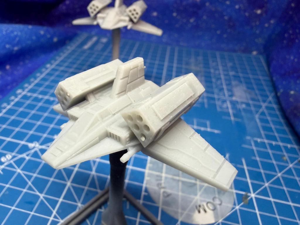 XW scale Imperial Missile Boat Starfighter for Star wars Xwing games 1/270