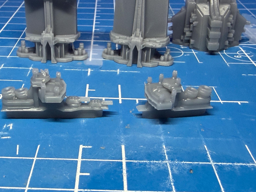 Gothic Sol Traitor Cruiser kit pack for space games 101mm