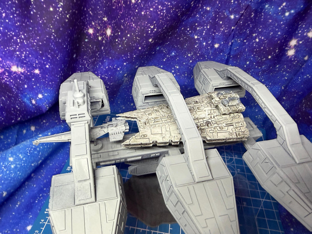 Telgorn Frigate Shipyard Station for Star Wars Armada scale games 173mm