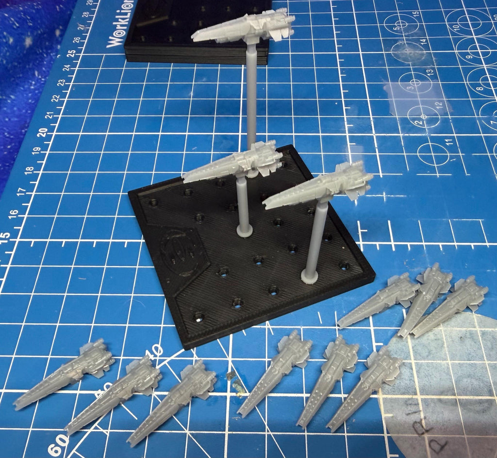 Halo Fleet Battles Proxy UNSC Halberd Upgrade set for epic scale space games