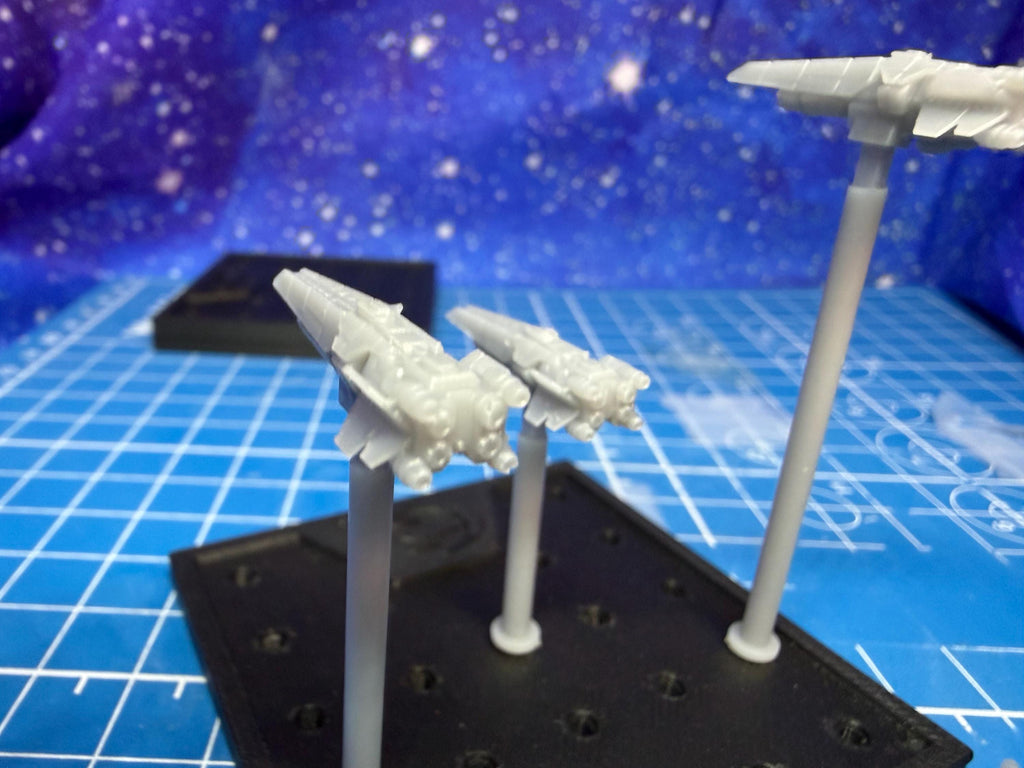 Halo Fleet Battles Proxy UNSC Halberd Upgrade set for epic scale space games