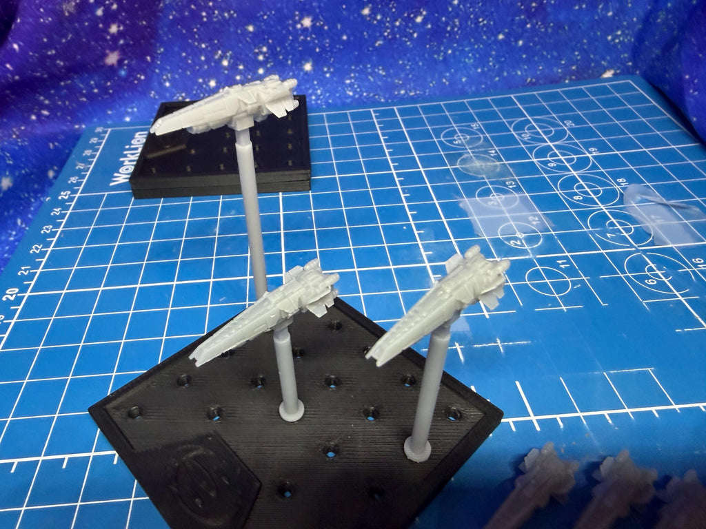 Halo Fleet Battles Proxy UNSC Halberd Upgrade set for epic scale space games