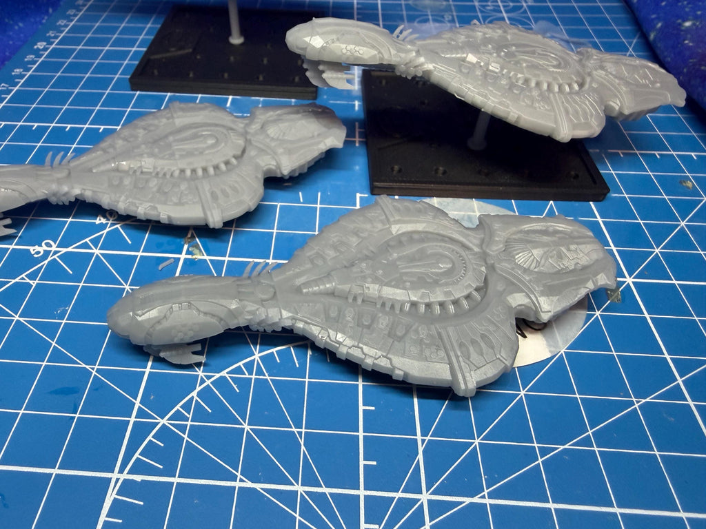 Halo Fleet Battles Proxy Covenant RCS Armored Cruisers Upgrade set for epic scale space games