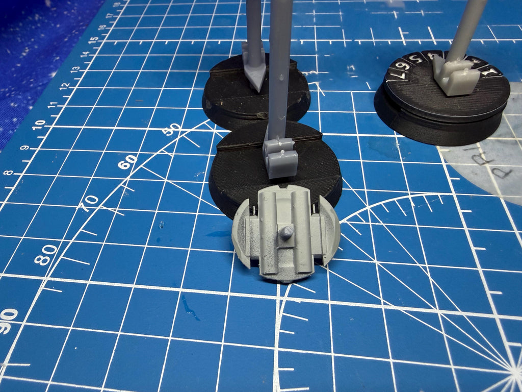 Cylon fleet Raider superiority fighter squadron TOS by(3) for Armada Legends scale games 22mm