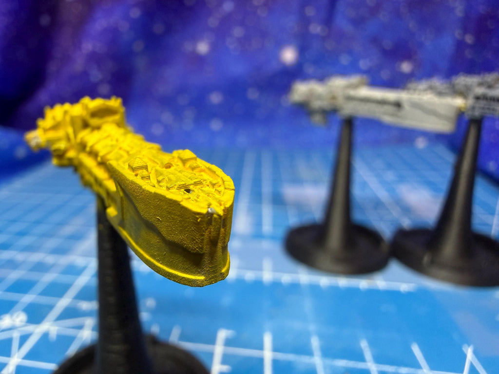 Goth Human Empire Sol Pattern Frigate pack (4) for Onepagerules Warfleets