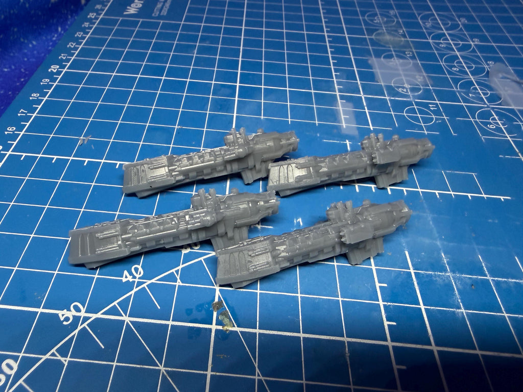 Gothic Sol Traitor Frigate pack(4) for space games 53mm
