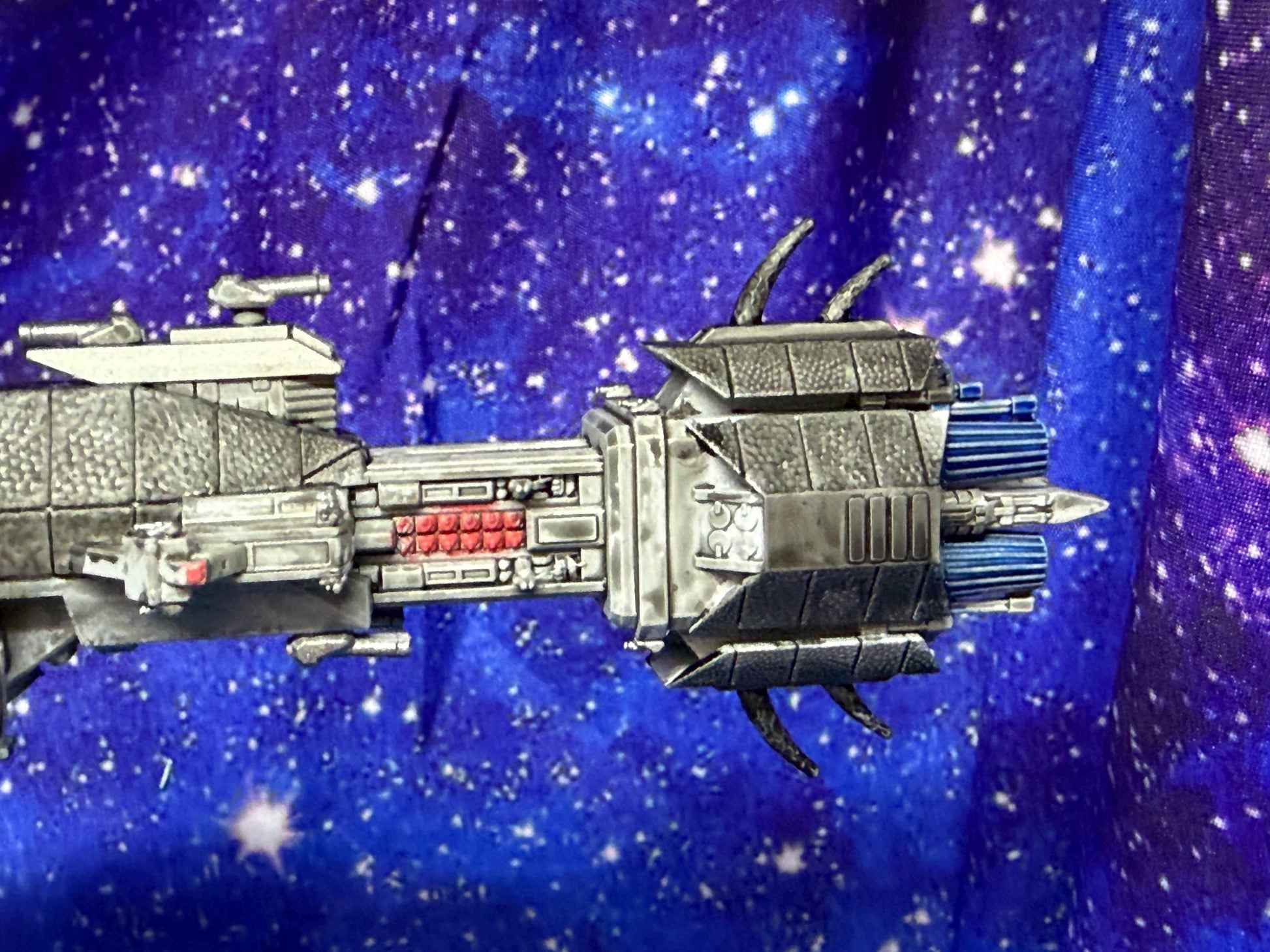 Earthforce Warlock-X Nemesis Destroyer scaled for Star Wars Armada scale games 187mm