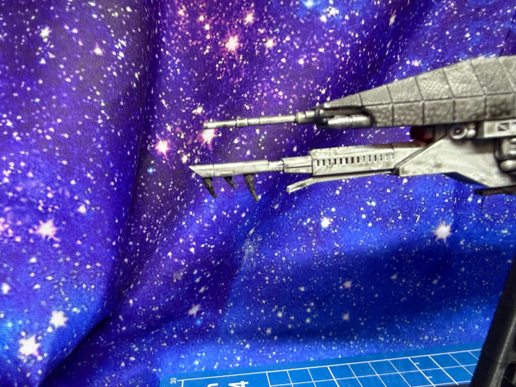 Earthforce Warlock-X Nemesis Destroyer scaled for Star Wars Armada scale games 187mm