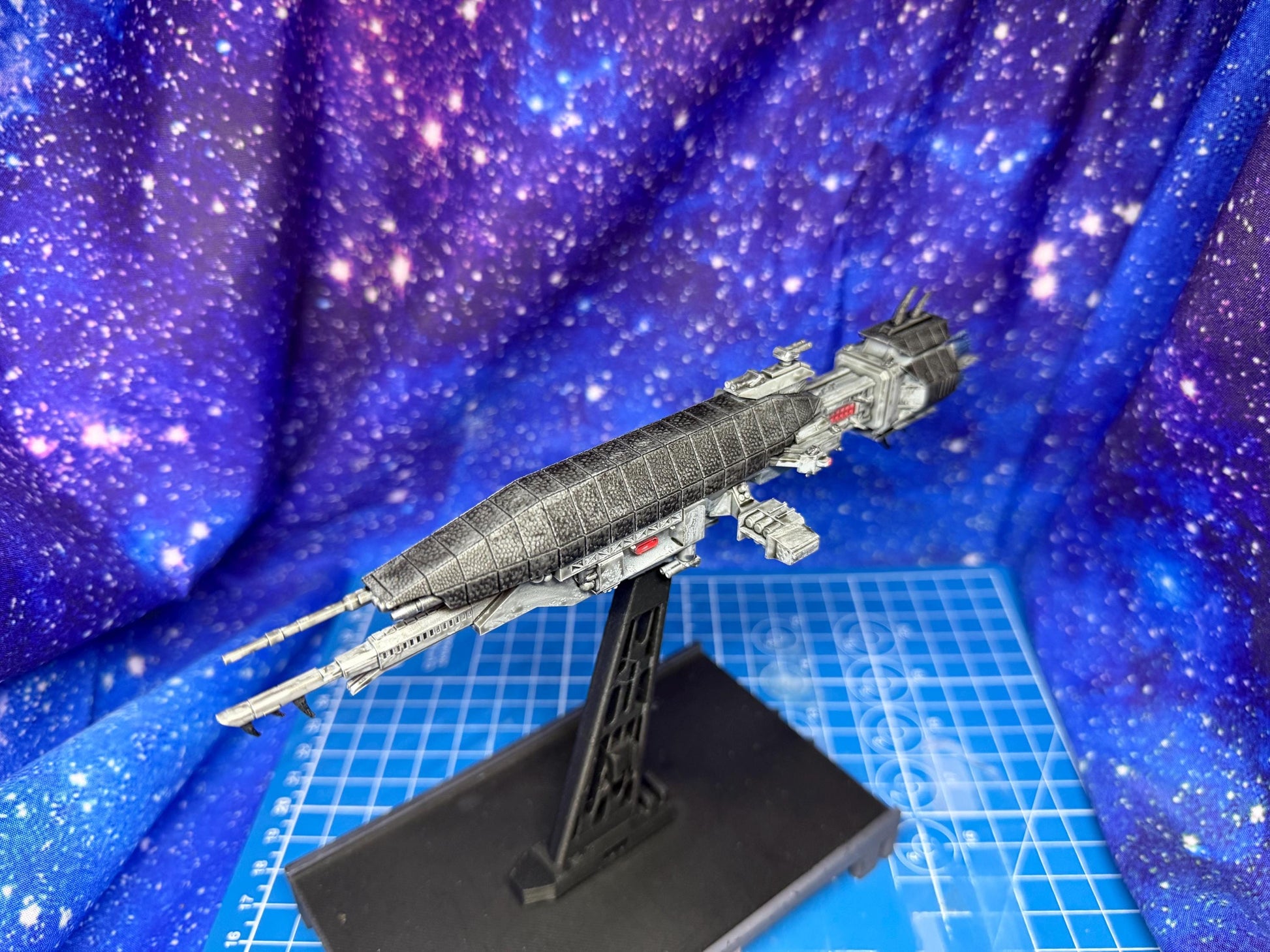 Earthforce Warlock-X Nemesis Destroyer scaled for Star Wars Armada scale games 187mm