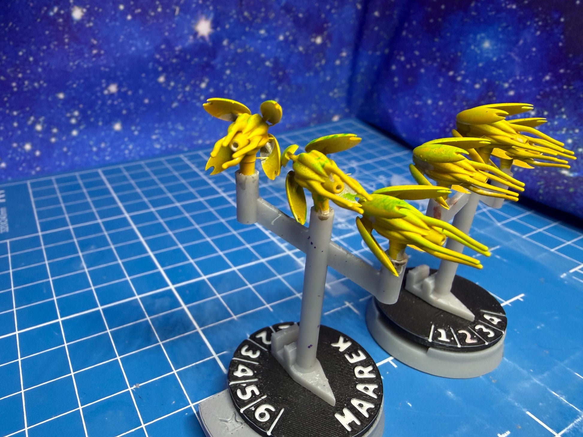 Babylon 5 Vorlon Fighter Squadron (6) for Star Wars Armada scale games