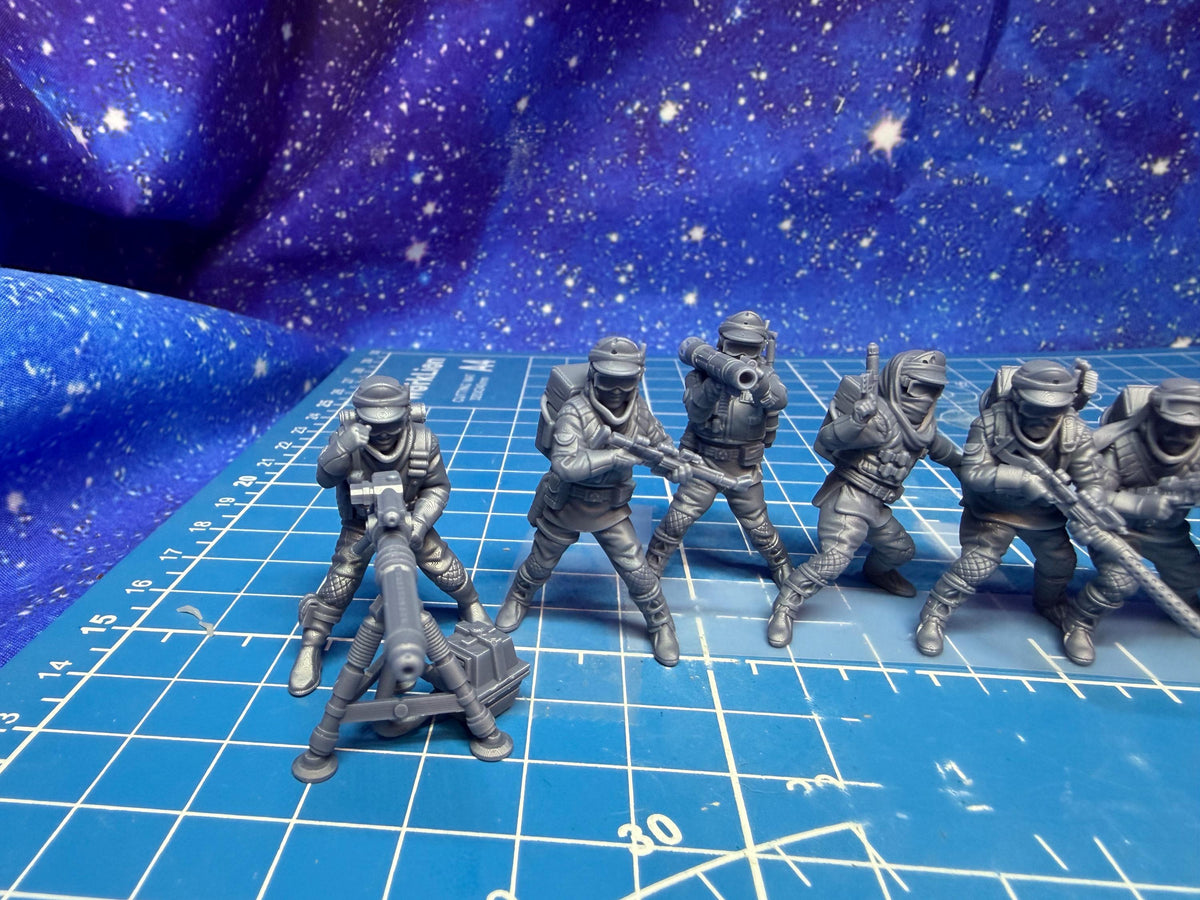 Rebel Alliance Insurgent Cold Weather Troopers: 35mm Miniatures Team (10)Star Wars Legion Proxy