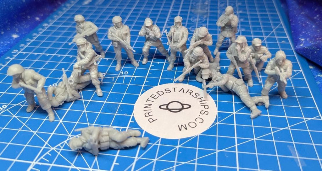 Rebel Alliance Insurgent Covert Raiders Troopers: 35mm Miniatures Team (16)Star Wars Legion Proxy