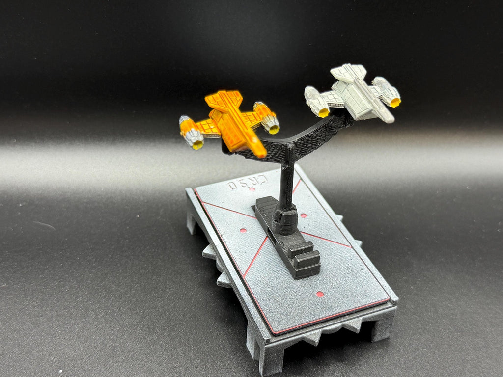 YV-865 Aurore Freighter flotilla (2) ships for Star wars armada 43mm