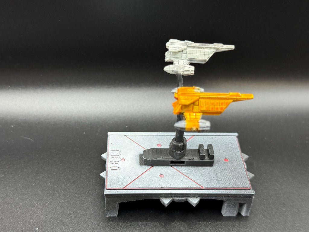 YV-865 Aurore Freighter flotilla (2) ships for Star wars armada 43mm