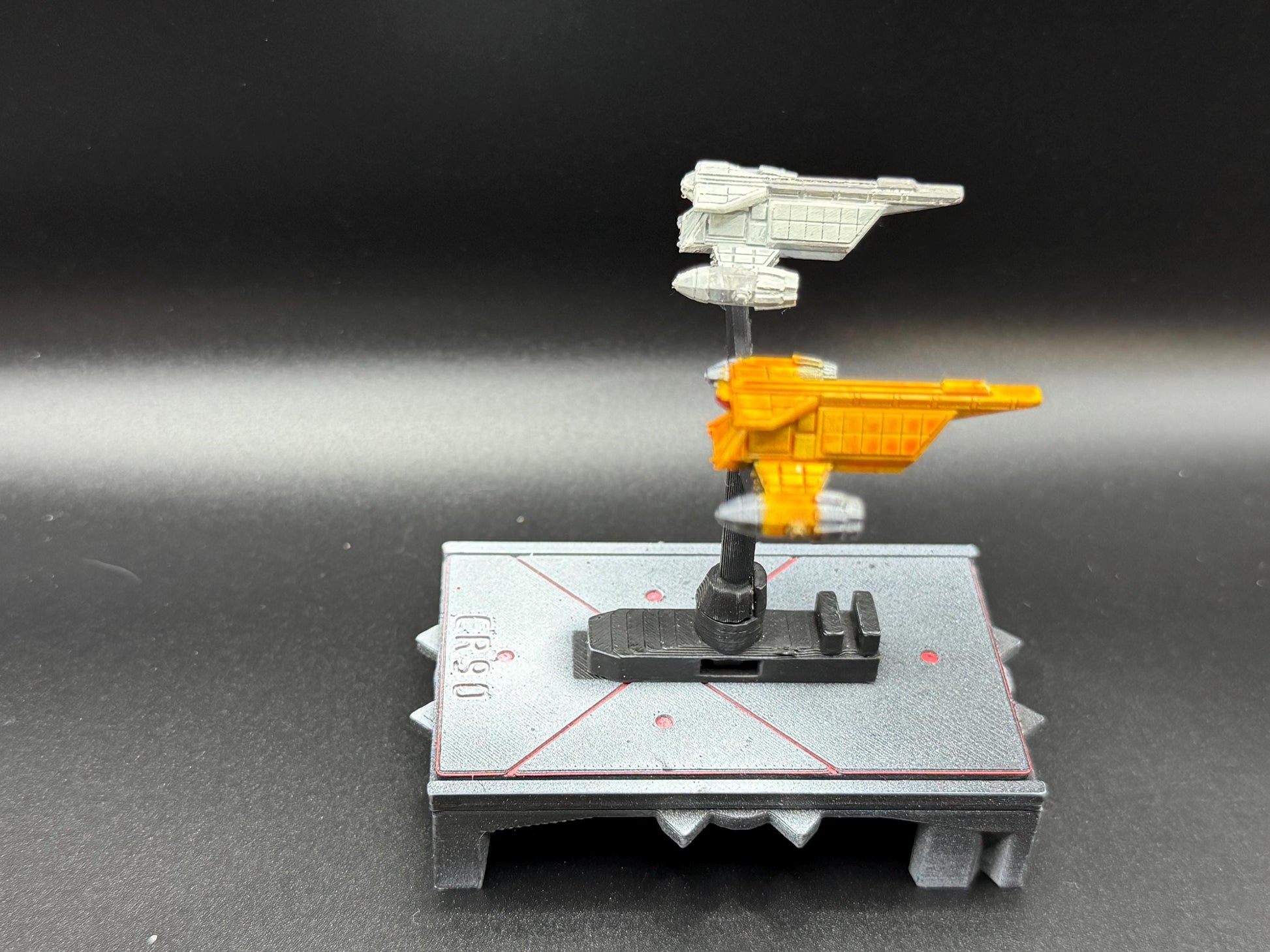 YV-865 Aurore Freighter flotilla (2) ships for Star wars armada 43mm