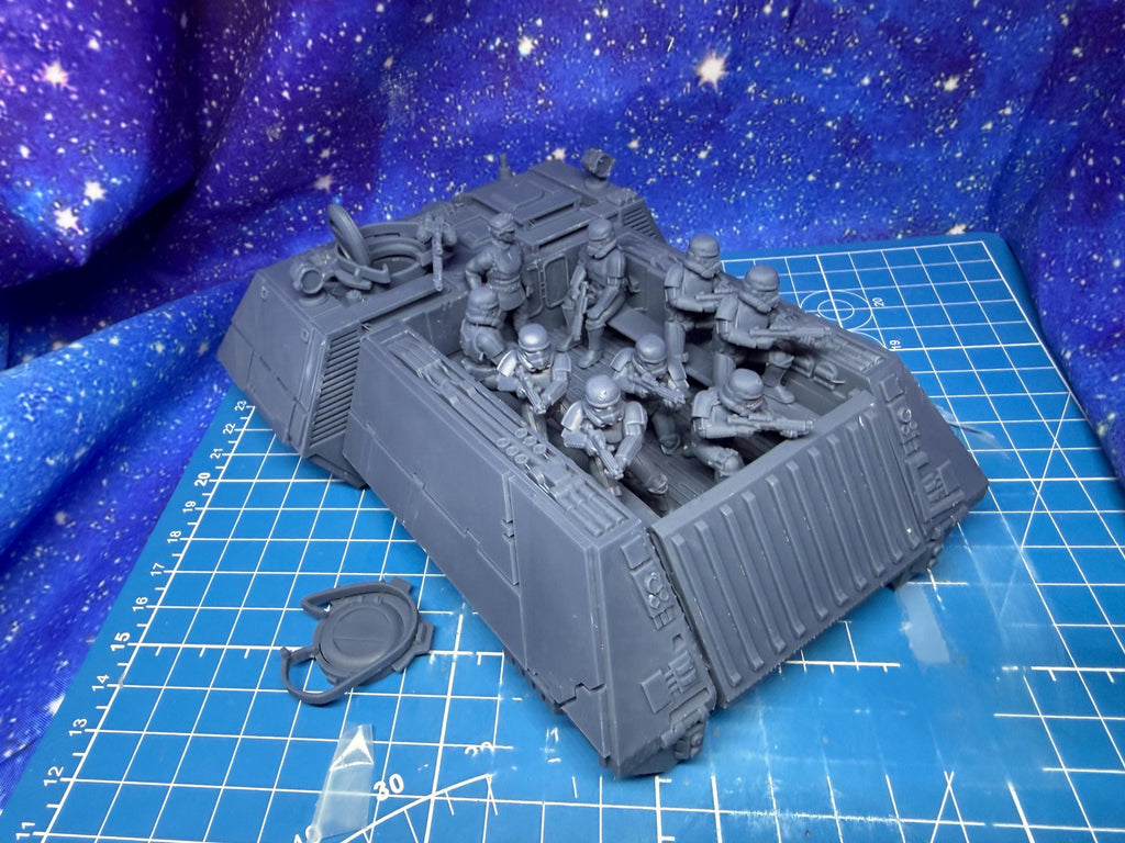 Imperial Authority Ground Transport Kit: 35mm Scale Star Wars Legion Proxy