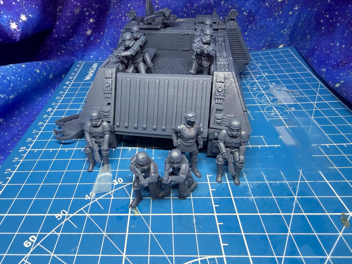 Imperial Authority Ground Transport Kit: 35mm Scale Star Wars Legion Proxy