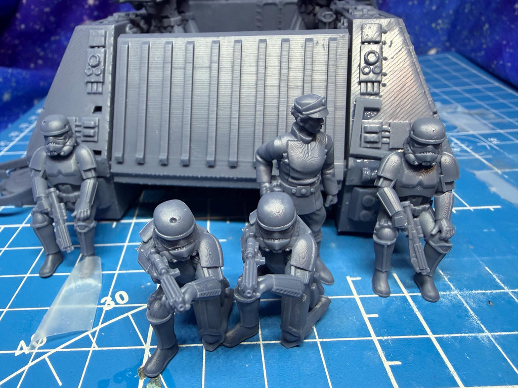 Imperial Authority Ground Transport Kit: 35mm Scale Star Wars Legion Proxy