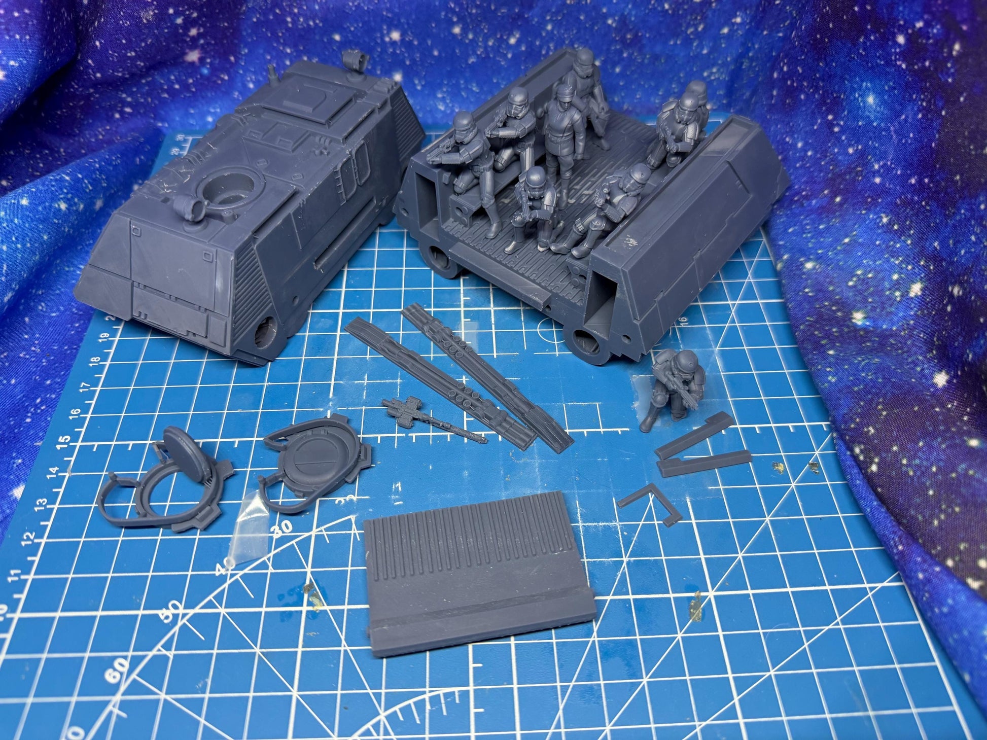 Imperial Authority Ground Transport Kit: 35mm Scale Star Wars Legion Proxy