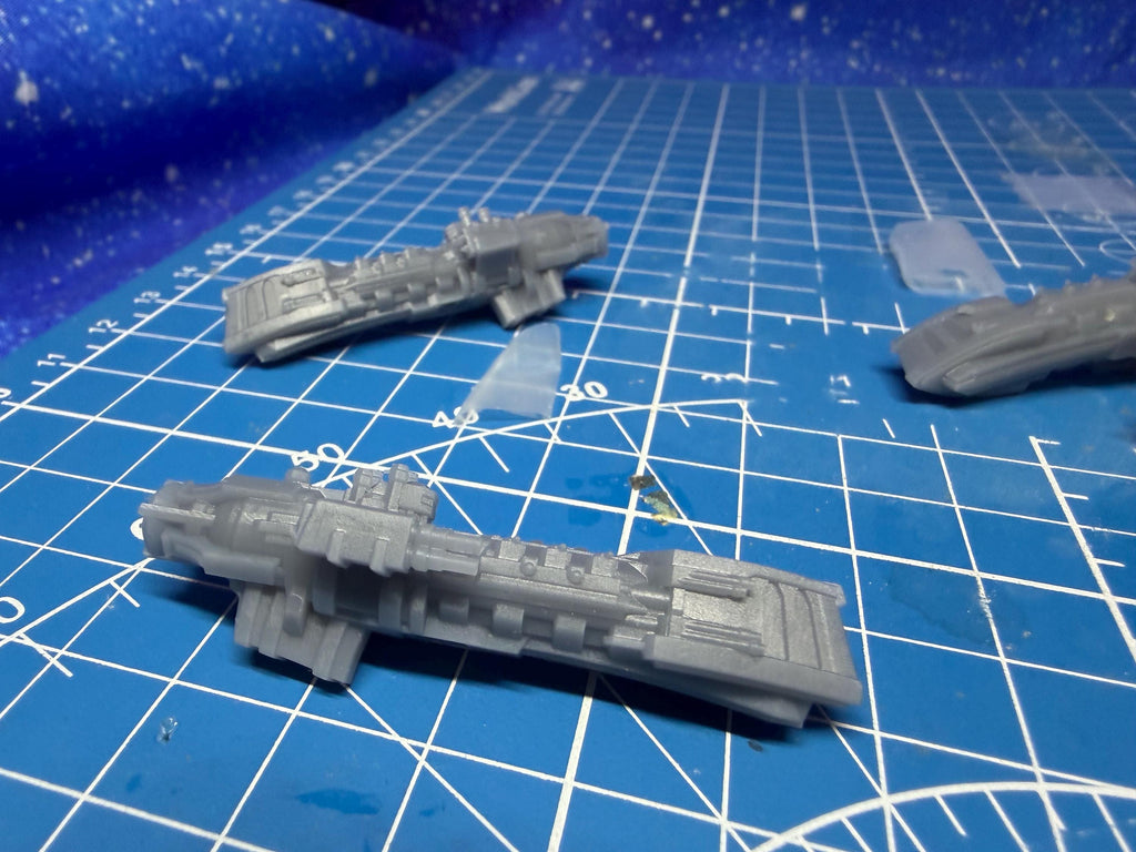 Goth Traitor Sol Pattern Frigate pack (4) for Onepagerules Warfleets