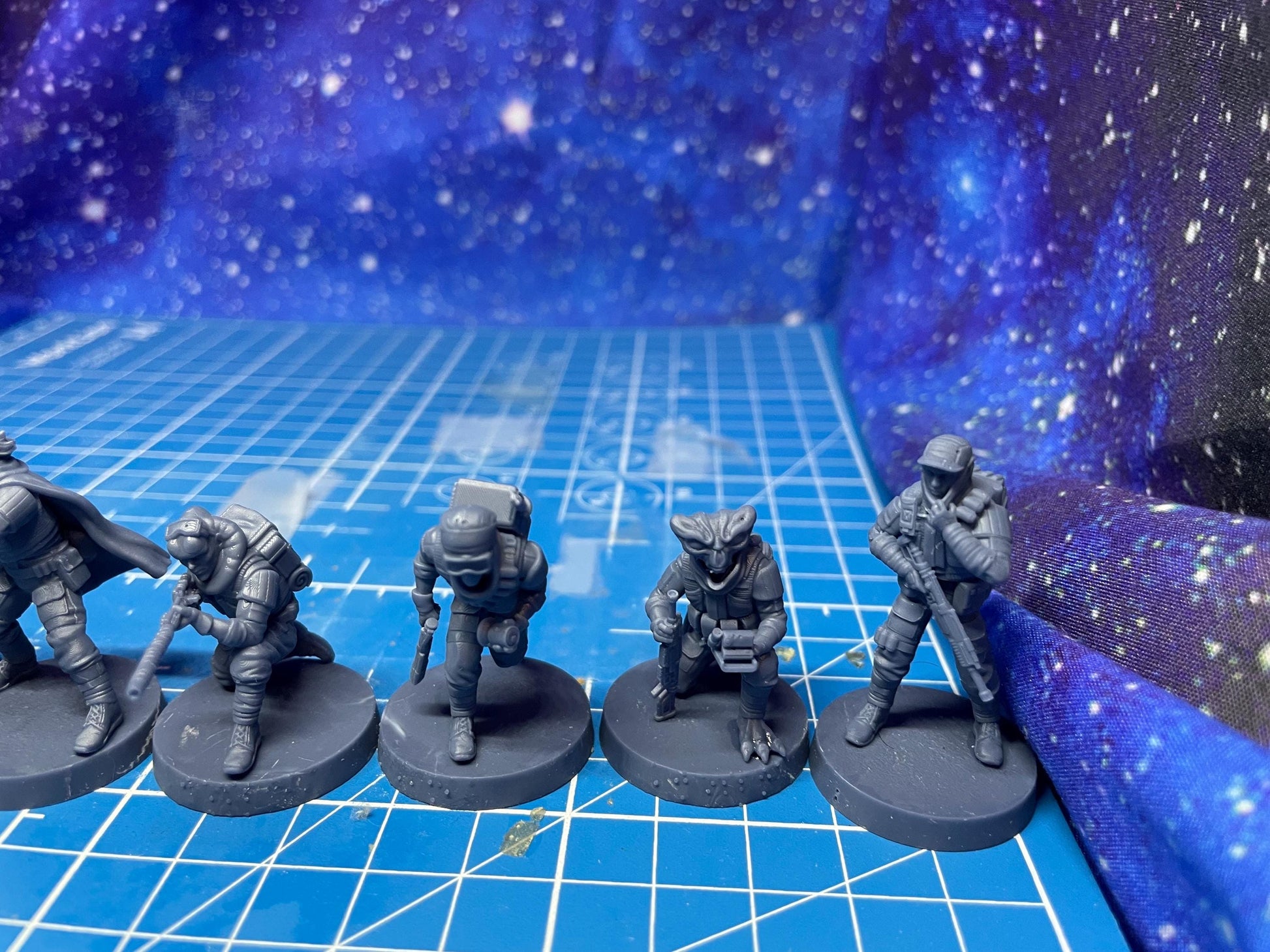 Rebel Alliance Ghost Salvo Team: 35mm Miniatures (9) Star Wars Legion Proxy