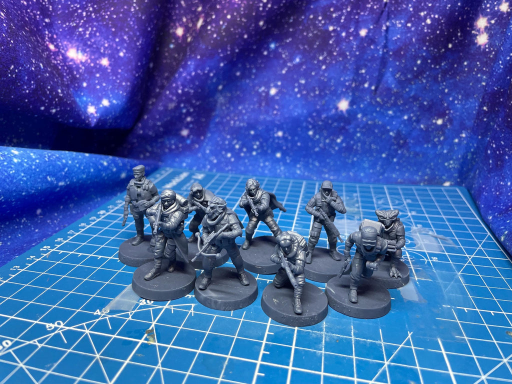 Rebel Alliance Ghost Salvo Team: 35mm Miniatures (7) Star Wars Legion Proxy