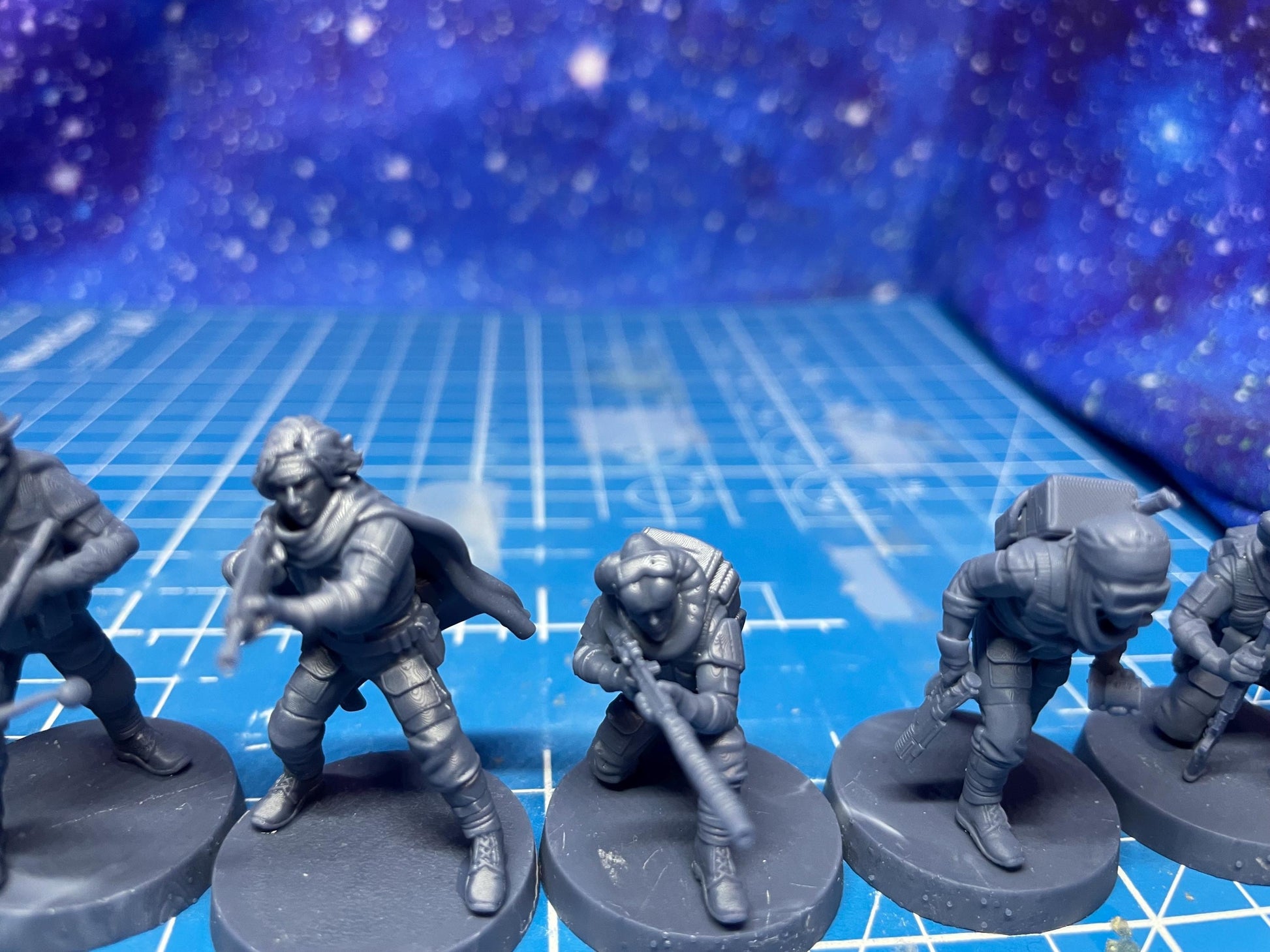 Rebel Alliance Ghost Salvo Team: 35mm Miniatures (7) Star Wars Legion Proxy