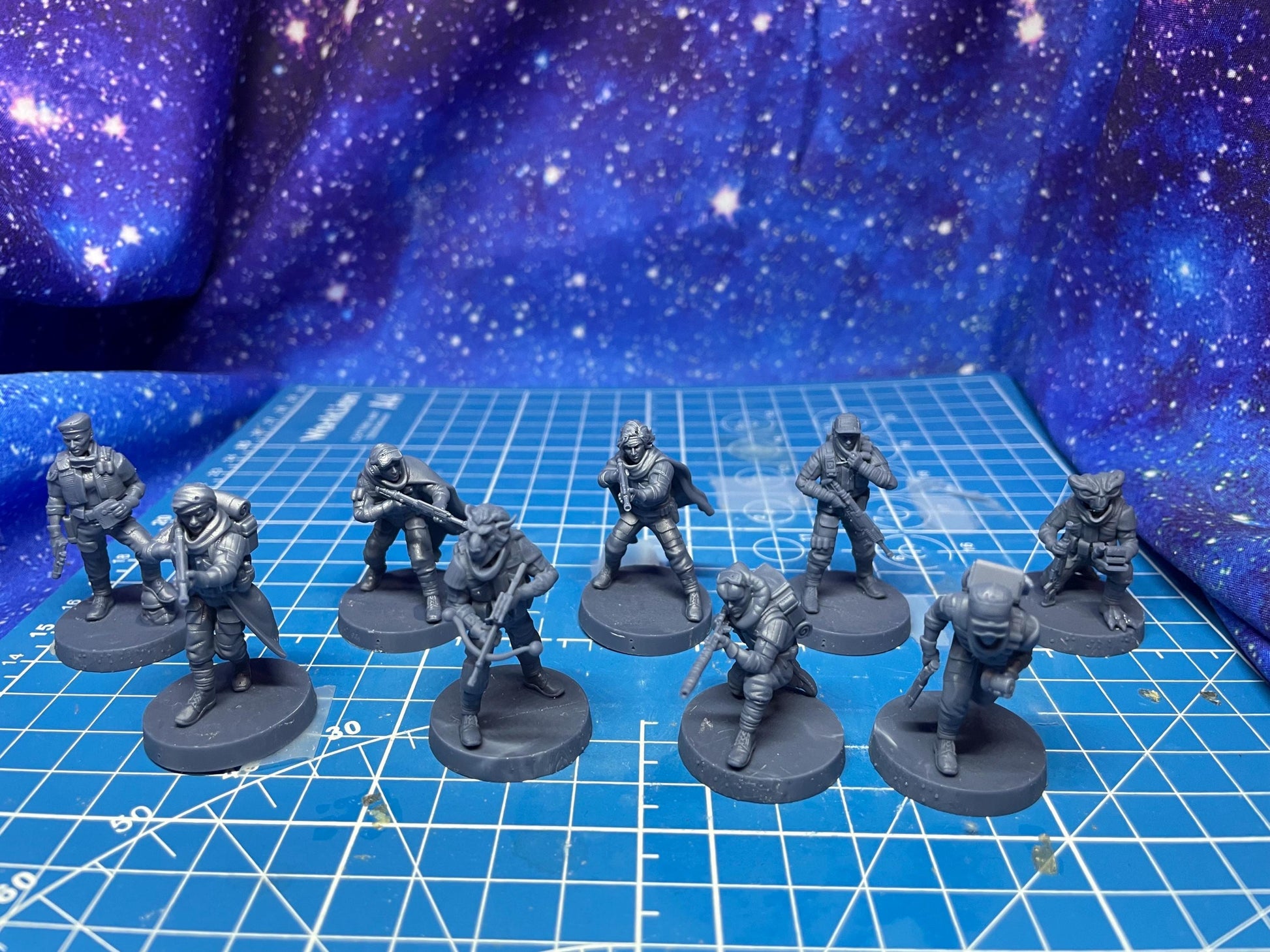 Rebel Alliance Ghost Salvo Team: 35mm Miniatures (7) Star Wars Legion Proxy