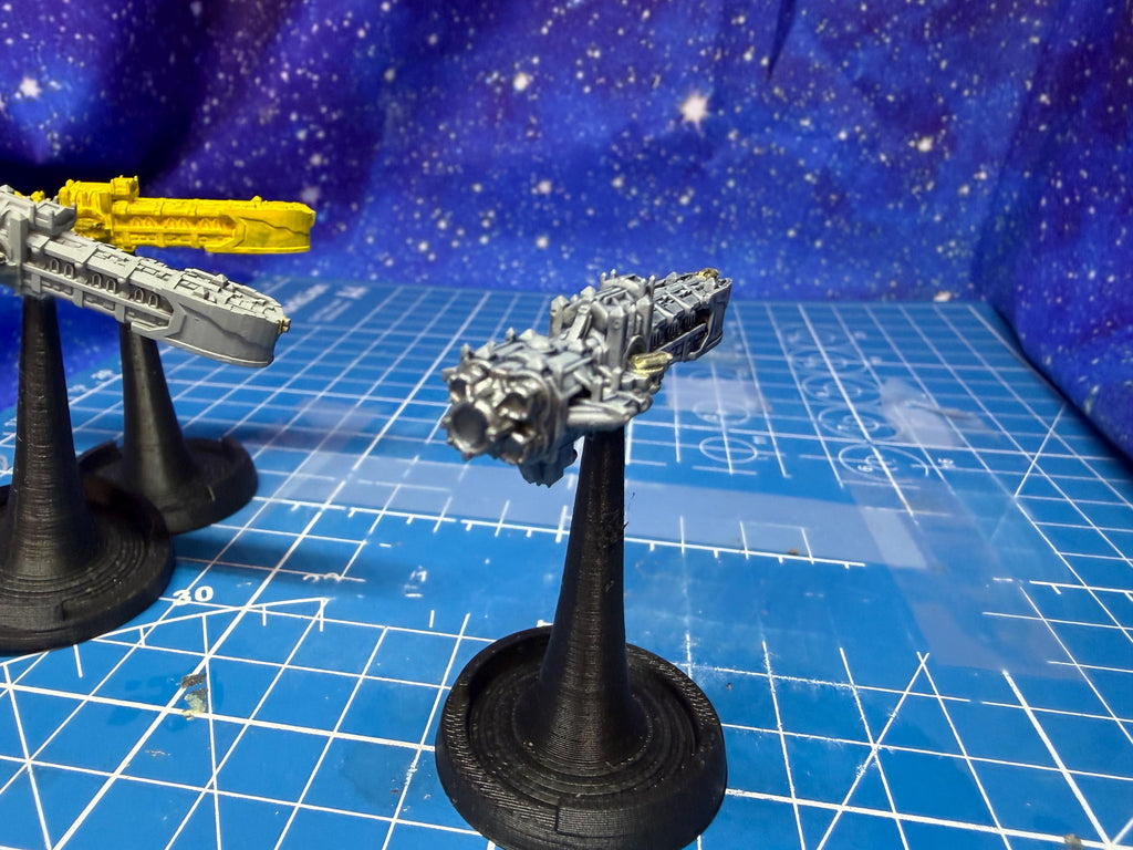 Goth Human Empire Sol Pattern Frigate pack (4) for Onepagerules Warfleets