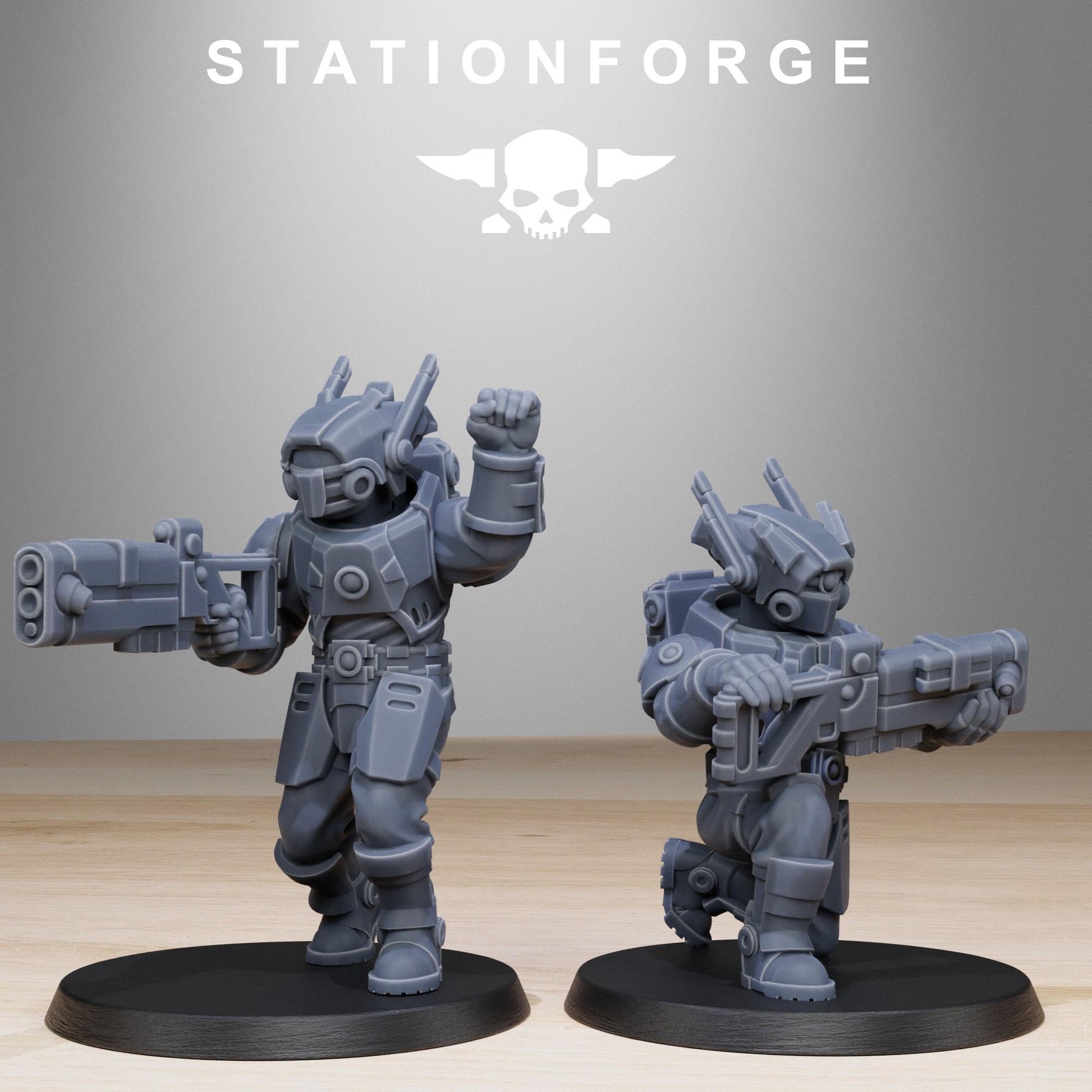 Tarion Assault Squad pack from StationForge 32mm scale (10 Pack)